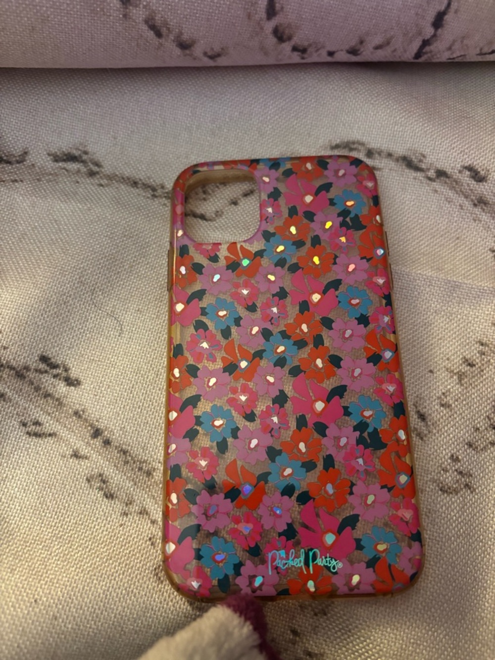 Packed Party Floral iPhone Case in Pink, Red & Teal